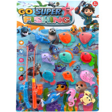 TOY FISHING SET 14PC