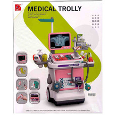 TOY MEDICAL TROLLEY 32PCS