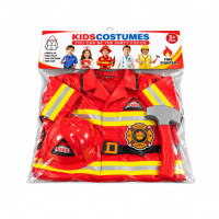 TOY DRESS UP FIREFIGHTER W/HELMET+AXE TOY DRESS UP FIREFIGHTER W/HELMET+AXE