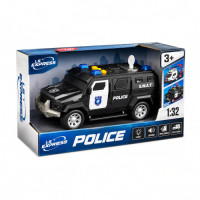 TOY FR POLICE SWAT VAN W/LIGHT 1:32 TOY FR POLICE SWAT VAN W/LIGHT 1:32