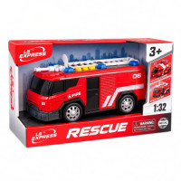 TOY FR FIRE RESCUE TRUCK W/LIGHT 1:32 TOY FR FIRE RESCUE TRUCK W/LIGHT 1:32