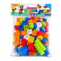 TOY BLOCK 100PCS W/ALPHABET STICKERS TOY BLOCK 100PCS W/ALPHABET STICKERS