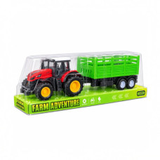 TOY TRACTOR W/TRAILOR