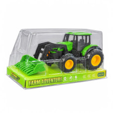 TOY FR FARM TRACTOR W/FRONT LOADER