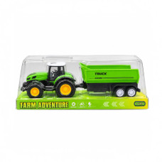 TOY TRACTOR W/DUMP TRAILOR
