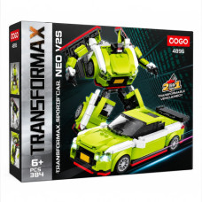 TOY BLOCK TRANSFORMABLE CAR MECH 384PCS