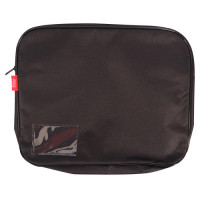 BTS BOOK BAG CANVAS GUSSET BLACK CROXLEY