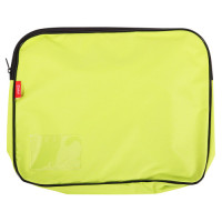 BTS BOOK BAG CANVAS GUSSET LIME GREEN