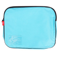 BTS BOOK BAG CANVAS GUSSET TURQUOISE CRO