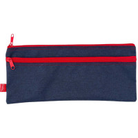 BTS PENCIL CASE 1s 33CM 2DIV NAVY DENIM BTS PENCIL CASE 1s 33CM 2DIV NAVY DENIM