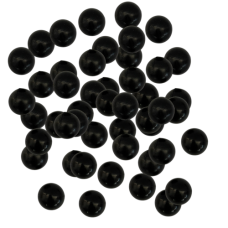 PELLET 0.50CAL 50s NYLON BLACK ROUND****