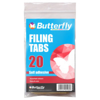 BTS FILING FLIP TABS 20s SELF ADHESIVE