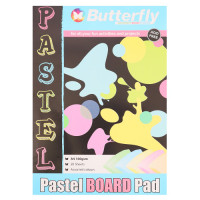 BTS PAD BOARD A4 20s PASTEL BUTTERFLY