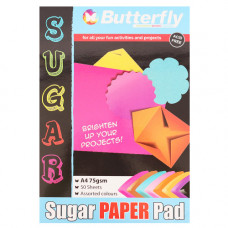 BTS PAD PAPER A4 50s SUGAR PAPER B/FLY