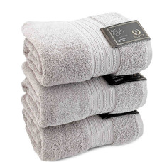 TOWEL B&S BATH LIGHT GREY 70X130CM BRIST