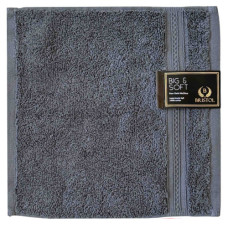 TOWEL B&S FACE CLOTH DARK GREY 30X30CM