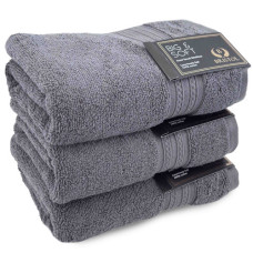 TOWEL B&S HAND DARK GREY 50X90CM BIG & S