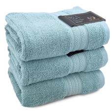 TOWEL B&S HAND DUCK EGG 50X90CM BIG & SO