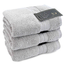 TOWEL B&S HAND LIGHT GREY 50X90CM B&SOFT