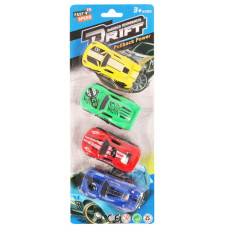 TOY CAR 4PCS DRIFT PULLBACK POWER