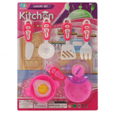 TOY KITCHEN SET 8PCS IN BLISTER PACK