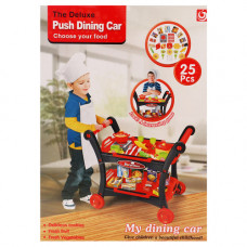 TOY PUSH DINING CAR SET DELUXE 25PCS