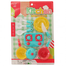 TOY KITCHEN SET MULTI COLOUR 9PCS