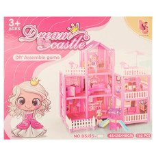 TOY DIY DOLL HOUSE DREAM CASTLE 162PCS