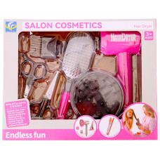 TOY SALON SET 6PCS W/MUSIC+LIGHT