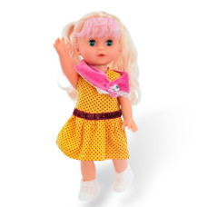TOY DOLL 30CM W/SHRUG+BOW