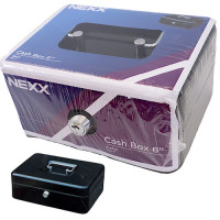 CASH BOX  6INCH BLACK NEXX