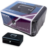 CASH BOX  8INCH BLACK NEXX