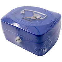 CASH BOX  6INCH BLUE CROXLEY