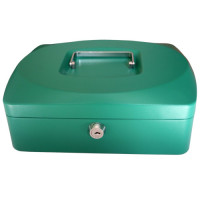 CASH BOX 12INCH GREEN CROXLEY
