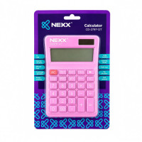 CALC NEXX 12 DIGIT PASTEL PINK CARDED CALC NEXX 12 DIGIT PASTEL PINK CARDED