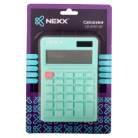 CALC NEXX 12 DIGIT PASTEL TURQUOISE CARD
