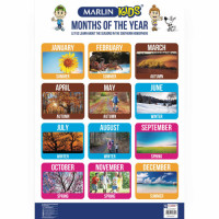 BTS CHART MONTHS OF THE YEAR MARLIN KIDS