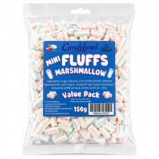 SWT MALLOW MINI FLUFFS PINK & BLUE 150g