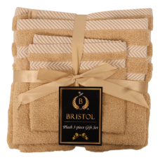 TOWEL SET 3PC PEBBLE BRISTOL