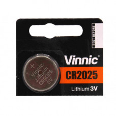 CR2025 VINNIC 1s LITHIUM BATT