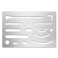 BTS ERASER SHIELD 15 HOLE TREFOIL BTS ERASER SHIELD 15 HOLE TREFOIL