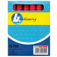 BTS WHITE BOARD MARKER 12s TREFOIL RED