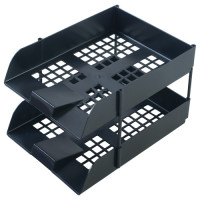 LETTER TRAY 2s NEXX BLACK W/SET RISER LETTER TRAY 2s NEXX BLACK W/SET RISER