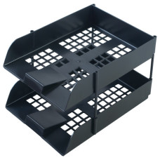 LETTER TRAY 2s NEXX BLACK W/SET RISER