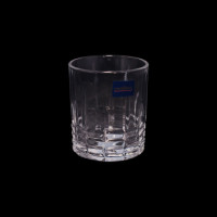 GLASS CUP 9X8CM CLEAR W/DESIGN