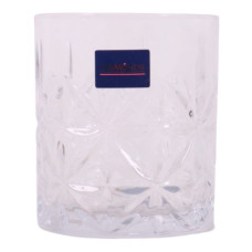 GLASS TUMBLER 270ML CLEAR W/DESIGN