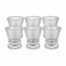 GLASS TUMBLER SET 6PC 245ML CLEAR W/LINE
