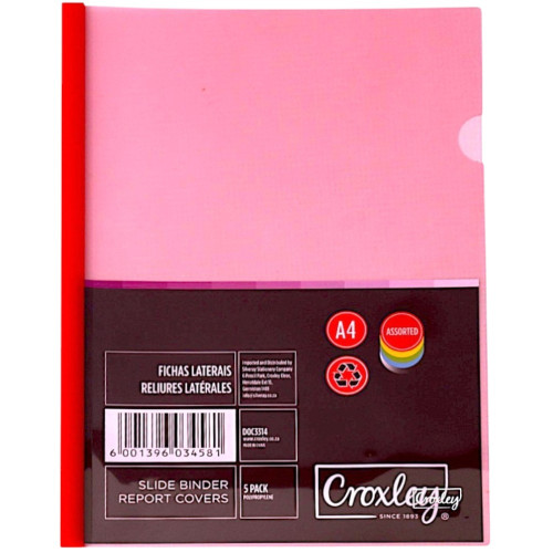 Slide File Croxley BTS SLIDE BINDER A4 CROXLEY 5'S