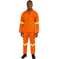 CONTI SUIT ORANGE 42 REFLECTIVE POLYCOTT