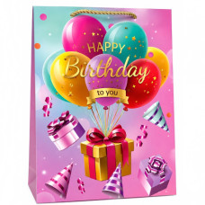GIFT BAG 26X32CM HAPPY BIRTHDAY TO YOU